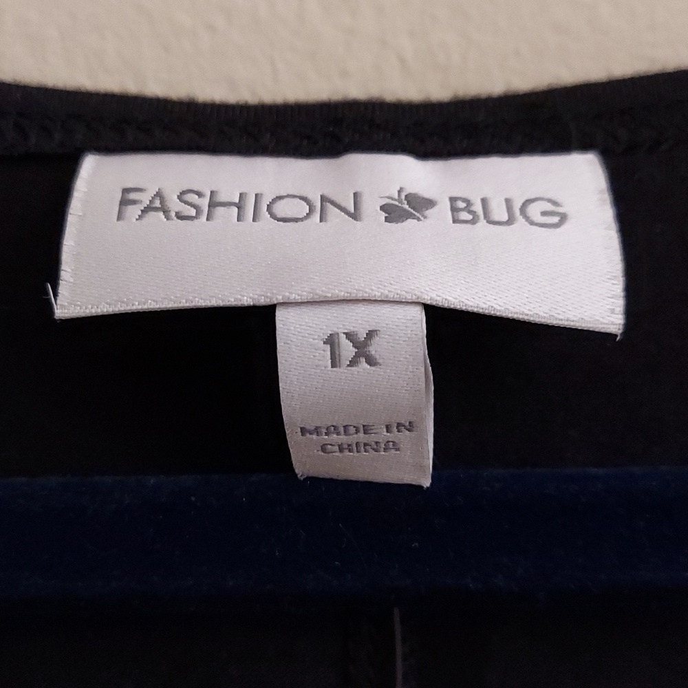 FASHION BUG Black Sequinned Round Neck Sleeveless Tank Top - Picture 2 of 12